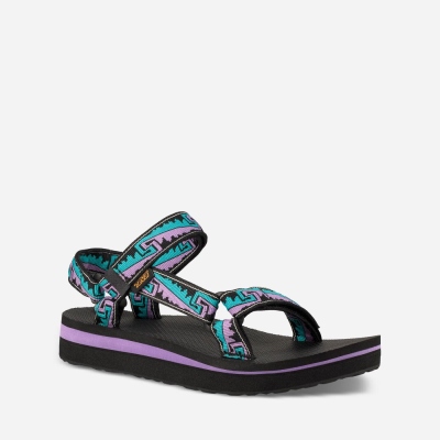 Teva Midform Universal Women's Black Sandals CA50082 Canada Online